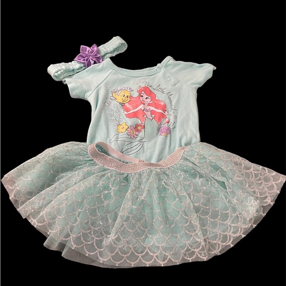 Disney Baby Little Mermaid Tutu set - Picture 5 of 5